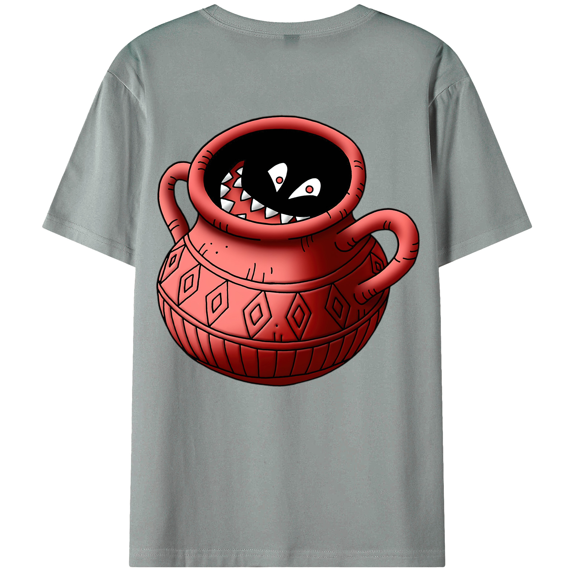 （画像用） ドラゴンクエスト Doragon Kuesuto Dragon Quest 綿100％ メンズ半袖Tシャツ（バックプリント） 通気性